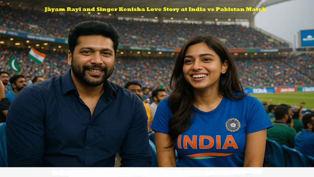 Jayam Ravi and Kenisha Love Story at India Pakistan Match
