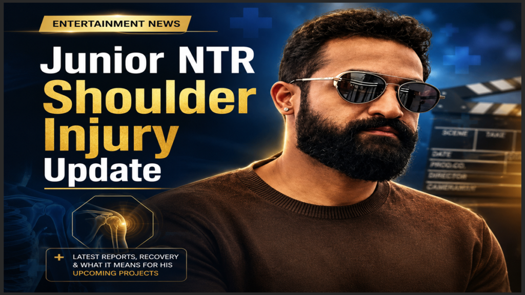 Junior NTR shoulder injury
